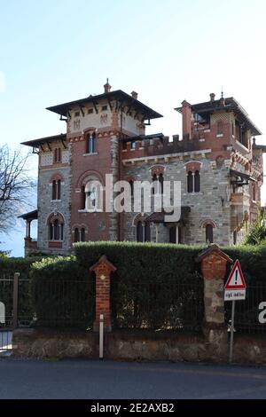 Villa Gaeta, Comer See, Italien Stockfoto