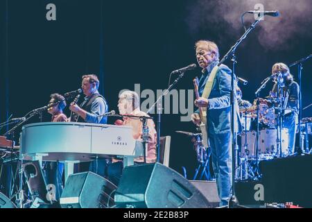 Brian Wilson von den Beach Boys tritt live in Liverpool, England, Großbritannien auf. Stockfoto