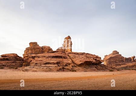 Landschaft, Paysage während der 10. Etappe der Dakar 2021 zwischen Neom und Al-Ula, in Saudi-Arabien am 13. Januar 2021 - Foto Antonin Vincent / DPPI / LiveMedia Stockfoto