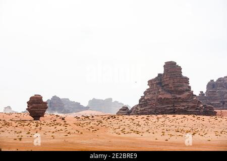 Al Ula, Saudi-Arabien. 13. Jan, 2021. Landschaft, paysage während der 10. Etappe der Dakar 2021 zwischen Neom und Al-Ula, in Saudi-Arabien am 13. Januar 2021 - Foto Antonin Vincent/DPPI/LM Credit: Gruppo Editoriale LiveMedia/Alamy Live News Stockfoto