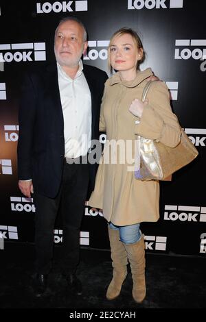 Julie Judd und Francois Berleand bei der "Look" Boutique Opening Party in Paris, Frankreich am 17. Oktober 2011. Foto von Alban Wyters/ABACAPRESS.COM Stockfoto