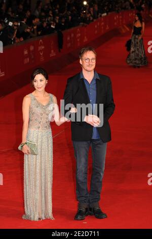 Michelle Yeoh und David Thewlis besuchen am 27. Oktober 2011 in Rom, Italien, die Filmvorführung "die Dame" des Filmfestivals in Rom. Foto von Aurore Marechal/ABACAPRESS.COM Stockfoto