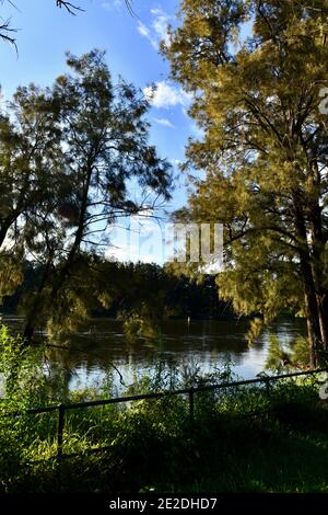 Blick auf den Nepean River im Westen Sydneys Stockfoto