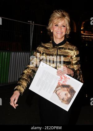 Jane Fonda bei der L'OREAL Party in Paris, Frankreich am 14. November 2011. Foto von ABACAPRESS.COM Stockfoto