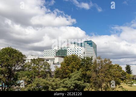 blick von einem Park auf die Stadt guatemala Stockfoto