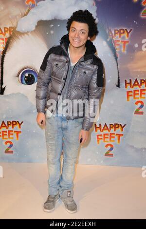 KeV Adams bei der Premiere von "Happy Feet 2", die am 4. Dezember 2011 im Cinema Gaumont Opera in Paris, Frankreich, stattfand. Foto von Alban Wyters/ABACAPRESS.COM Stockfoto