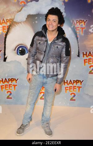 KeV Adams bei der Premiere von "Happy Feet 2", die am 4. Dezember 2011 im Cinema Gaumont Opera in Paris, Frankreich, stattfand. Foto von Alban Wyters/ABACAPRESS.COM Stockfoto