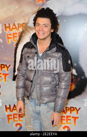 KeV Adams bei der Premiere von "Happy Feet 2", die am 4. Dezember 2011 im Cinema Gaumont Opera in Paris, Frankreich, stattfand. Foto von Alban Wyters/ABACAPRESS.COM Stockfoto