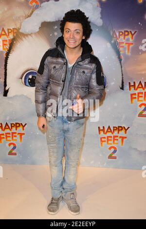 KeV Adams bei der Premiere von "Happy Feet 2", die am 4. Dezember 2011 im Cinema Gaumont Opera in Paris, Frankreich, stattfand. Foto von Alban Wyters/ABACAPRESS.COM Stockfoto