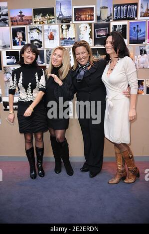 Anne Jousse, Lara Fabian, Jennifer Boccara und Adeline Blondieau Jurymitglieder des 'Prix De La Photo Hotel De Sers' in Paris, Frankreich am 14. Dezember 2011. Foto von Giancarlo Gorassini/ABACAPRESS.COM Stockfoto