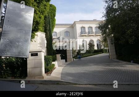 Los Angeles, Kalifornien, USA 13. Januar 2021 EIN allgemeiner Blick auf die Atmosphäre des ehemaligen Wohnsitzes von Comedian Jerry Lewis, Produzent Mervyn LeRoy und Studiochef Louis B. Mayer am 332. Januar 2021 in der 13 St Cloud Road in Bel Air in Los Angeles, Kalifornien, USA. Foto von Barry King/Alamy Stockfoto Stockfoto