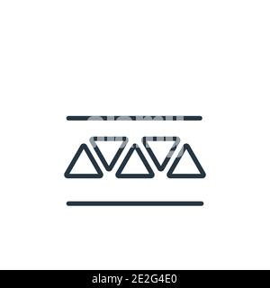 Vektorsymbol für den farbigen Barcode mit hoher Kapazität. Dünne Linie schwarz hohe Kapazität Farbe Barcode-Symbol, flache Vektor einfache Element Illustration von editab Stock Vektor