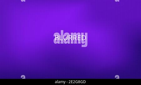 Verschwommener Violetter Gradient Abstrakter Vektor Hintergrund. Vektorgrafik Stock Vektor