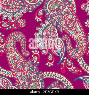 Paisley-Muster, tolles Design für jeden Zweck. Nahtloser Hintergrund Stock Vektor