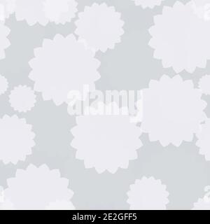 Nahtloses, Leichtes Blumenmuster Stock Vektor