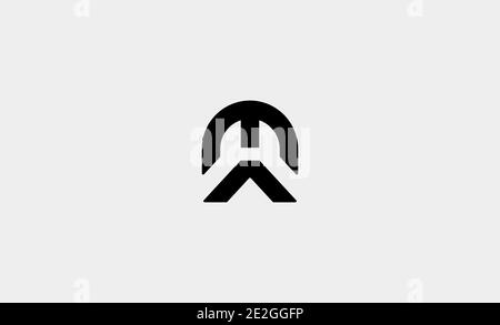 MA AM Buchstaben Monogramm Logo Design Vektor Illustration Stock Vektor