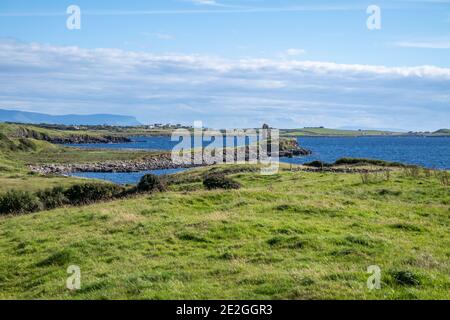 McSwynes Castle befindet sich in St. Johns Point in der Grafschaft Donegal - Irland. Stockfoto