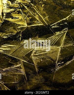 Goldene bunte Farbe Textur. Elegante Tintenlackoberfläche Stockfoto