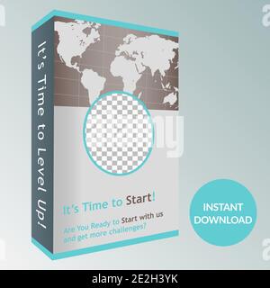 Kreatives 3D-Werbedesign Stock Vektor