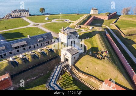 Old Fort Niagara (Star Fort ist Fort Niagara), Youngstown, Niagara County, NY, USA Stockfoto