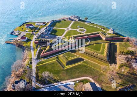 Old Fort Niagara (Star Fort ist Fort Niagara), Youngstown, Niagara County, NY, USA Stockfoto