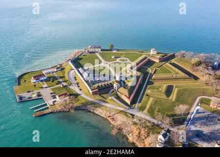 Old Fort Niagara (Star Fort ist Fort Niagara), Youngstown, Niagara County, NY, USA Stockfoto