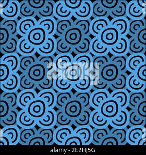 Hintergrund - dunkelblau und schwarz Stock Vektor