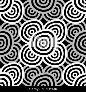 Hintergrund – Schwarzweiß Stock Vektor