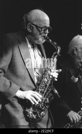 Lennie Niehaus, C1986. Stockfoto