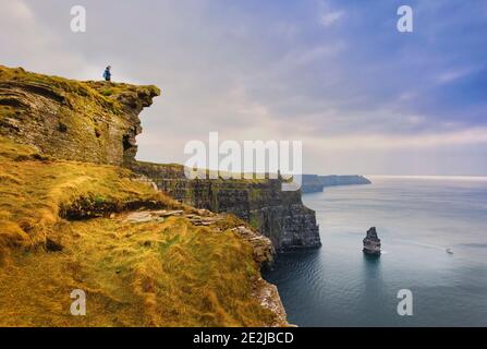 The Cliffs of Moher, County Clare, Republik Irland. Irland. Stockfoto