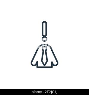 Probleme mit dem Vektorsymbol für den Umriss. Dünne Linie schwarze Probleme Symbol, flache Vektor einfache Element Illustration aus editierbaren Job Resume Konzept isolierte Kontur Stock Vektor