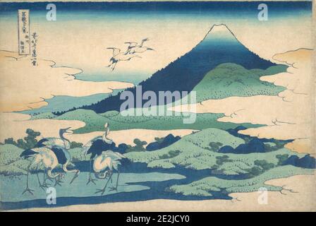 &#x201c;Umezawa Manor in der Provinz Sagami,&#x201d; aus der Serie sechsunddreißig Ansichten des Mount Fuji (Fugaku sanjurokkei, Soshu Umezawa zai), ca. 1830-32. Stockfoto