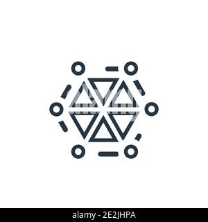 Cobweb-Kontur-Vektor-Symbol. Dünne Linie schwarz cobweb Symbol, flache Vektor einfache Element Illustration von editierbaren Infografiken Konzept isolierte Schlaganfall auf Stock Vektor