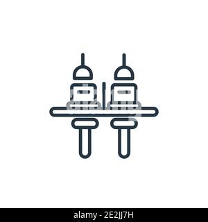 Coworking Outline Vektorsymbol. Dünne Linie schwarz Coworking Symbol, flache Vektor einfache Element Illustration aus editierbaren allgemeinen Konzept isolierte Schlaganfall o Stock Vektor