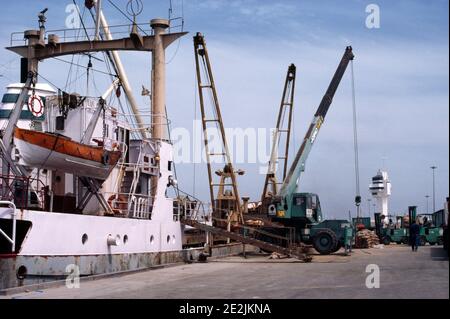 Dubai UAE Mina Jebel Ali Port Stockfoto