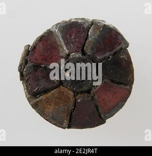 Disk Brosche, Frankish, ca. 500-600. Stockfoto