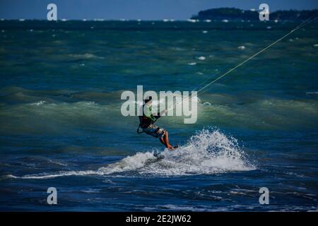 Kitesurf, Joao Pessoa, Bundesstaat Paraíba, Brasilien Stockfoto