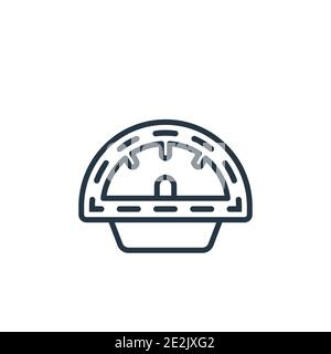 Vektorsymbol für die ausgewogene Scorecard. Dünne Linie schwarz ausgewogene Scorecard-Symbol, flache Vektor einfache Element Illustration von editierbaren Personalwesen Stock Vektor