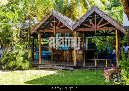 Karibische Küche in Calliste, Grenada Stockfoto