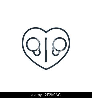 Charity Spende Umriss Vektor-Symbol. Dünne Linie schwarz Charity Spende Symbol, flache Vektor einfache Element Illustration von editierbaren Gesten Konzept ist Stock Vektor