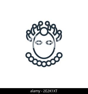 Krishna janmashtami Umriss Vektor-Symbol. Dünne Linie schwarz krishna janmashtami Symbol, flache Vektor einfache Element Illustration aus editierbaren indien Konzept Stock Vektor