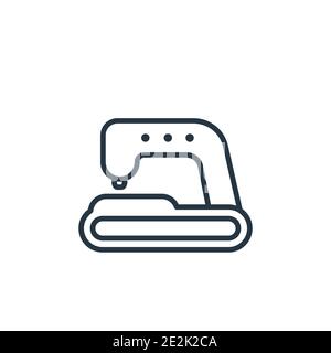Vektorsymbol für den Umriss von Elektrogeräten. Dünne Linie schwarze elektrische Geräte Symbol, flache Vektor einfache Element Illustration aus editierbaren Mode c Stock Vektor
