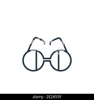 Vektorsymbol für schattenspendenden Umriss. Dünne Linie schwarzen Schatten Symbol, flache Vektor einfache Element Illustration aus editierbaren Modekonzept isolierte Kontur auf weiß Stock Vektor
