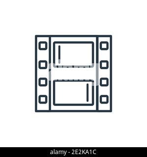 Vektorsymbol für den Fotogrammumriss. Dünne Linie schwarz photogram Symbol, flache Vektor einfache Element Illustration aus editierbaren elektronischen Zeug fill Konzept iso Stock Vektor