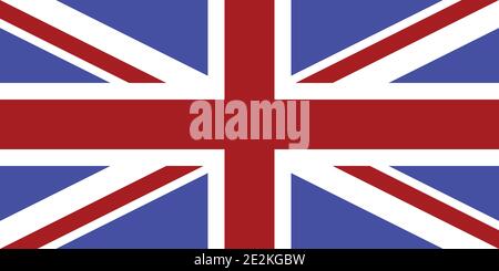 Großbritannien-Flagge Stock Vektor