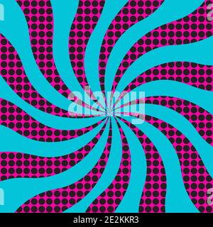 Ein abstraktes Hintergrundbild in Wirbelform. Stock Vektor