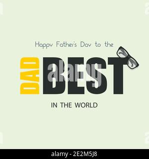 Alles Gute Zum Vatertag. Poster oder Banner. 18 Juni Vatertag Stock Vektor