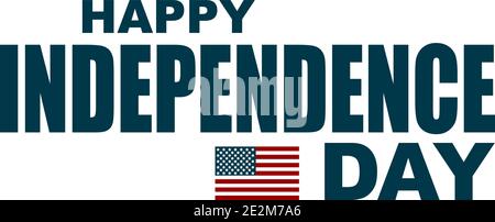 Alles gute 4. Jule Independence Day, American Independence Day. Eps10 Stock Vektor