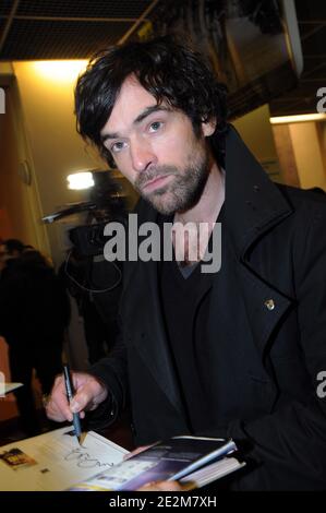 Der französische Schauspieler Romain Duris nimmt am 23. Januar 2010 am 13. Alpe d'Huez Comedy Film Festival in Alpe d'Huez, Frankreich, Teil. Foto von Helder Januario/ABACAPRESS.COM Stockfoto
