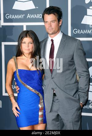 Fergie und Josh Duhamel bei den 52. Annual Grammy Awards, die am 31. Januar 2010 im Staples Center in Los Angeles, CA, USA, verliehen wurden. Foto von Lionel Hahn/ABACAPRESS.COM (im Bild: Fergie, Josh Duhamel) Stockfoto